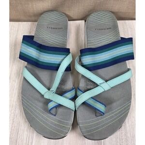 Merrell Zinnia Pastel Turquoise Twilight Sandals Slip On Shoes Women's Size 11
